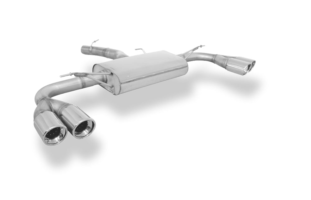 Fox passend für BMW X3 F25 - 35i/ 35d Endschalldämpfer Ausgang rechts/links - 2x90 Typ 17 rechts/links