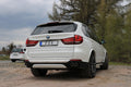 Fox passend für BMW X5 F15 Endschalldämpfer quer Ausgang rechts/links, Eingang doppelflutig - 2x80 Typ 16 rechts/links