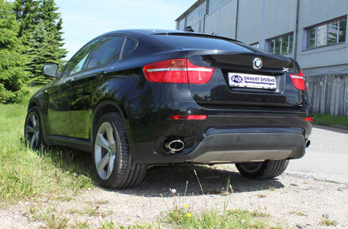 Fox passend fürBMW X6 Endschalldämpfer quer Ausgang rechts/links - 115x85 Typ 38 rechts/links