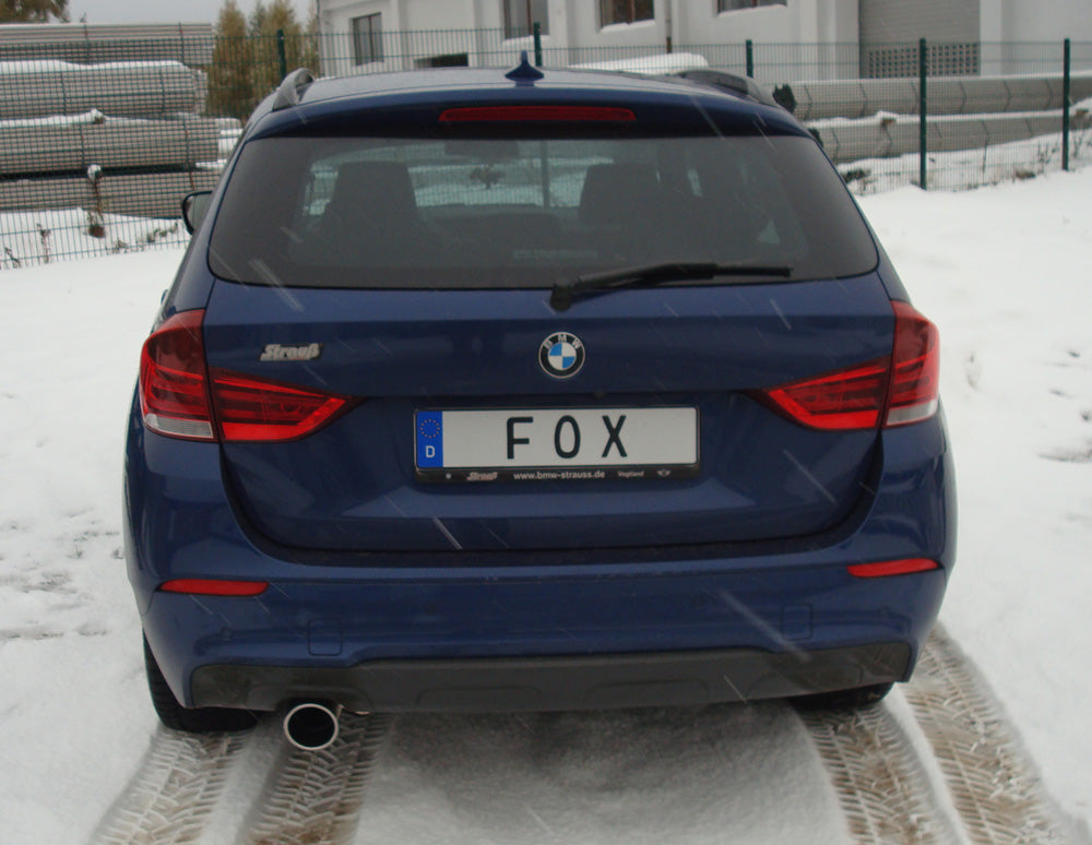 Fox passend fürBMW X1 - X84 Diesel Endschalldämpfer - 1x100 Typ 16