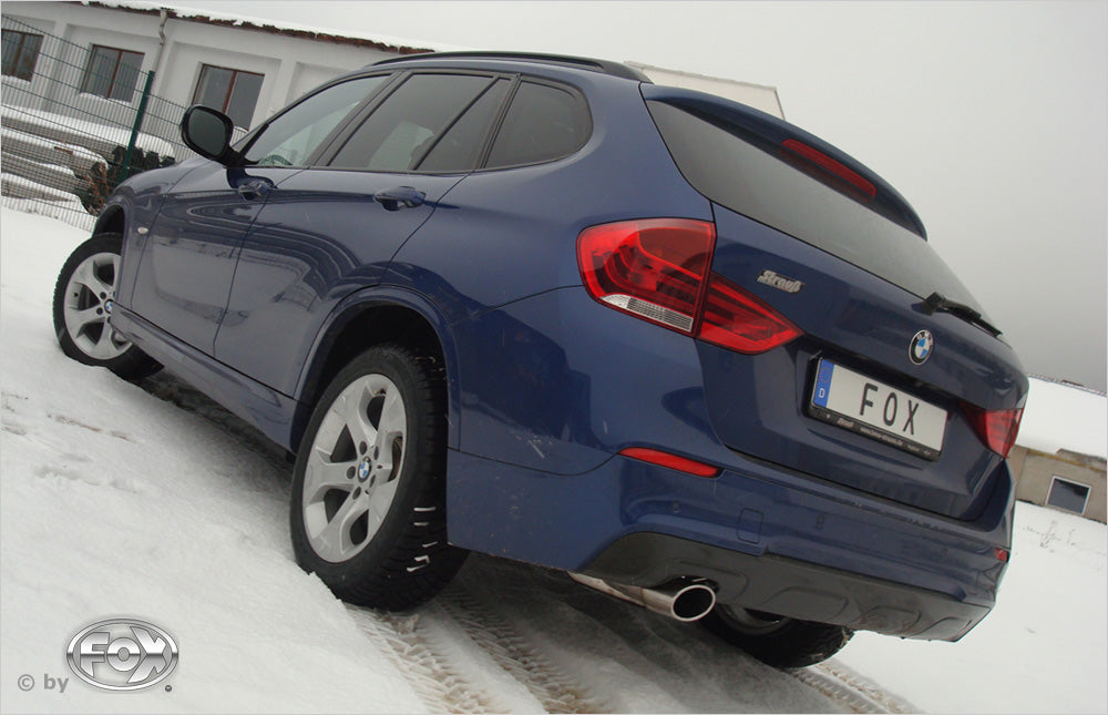 Fox passend fürBMW X1 - X84 Diesel Endschalldämpfer - 115x85 Typ 32