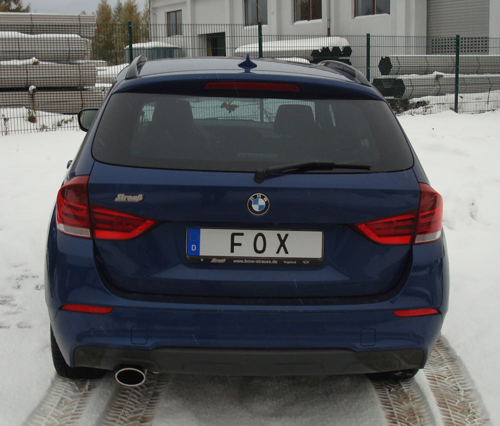 Fox passend für BMW X1 - X84 Diesel Endschalldämpfer - 115x85 Typ 32