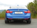 Fox passend für BMW F32 - 420d Coupe M-Paket Endschalldämpfer quer Ausgang rechts/links passend an Rieger Heckschürzeneinsatz 435i/440i Optik - 2x80 Typ 16 rechts/links