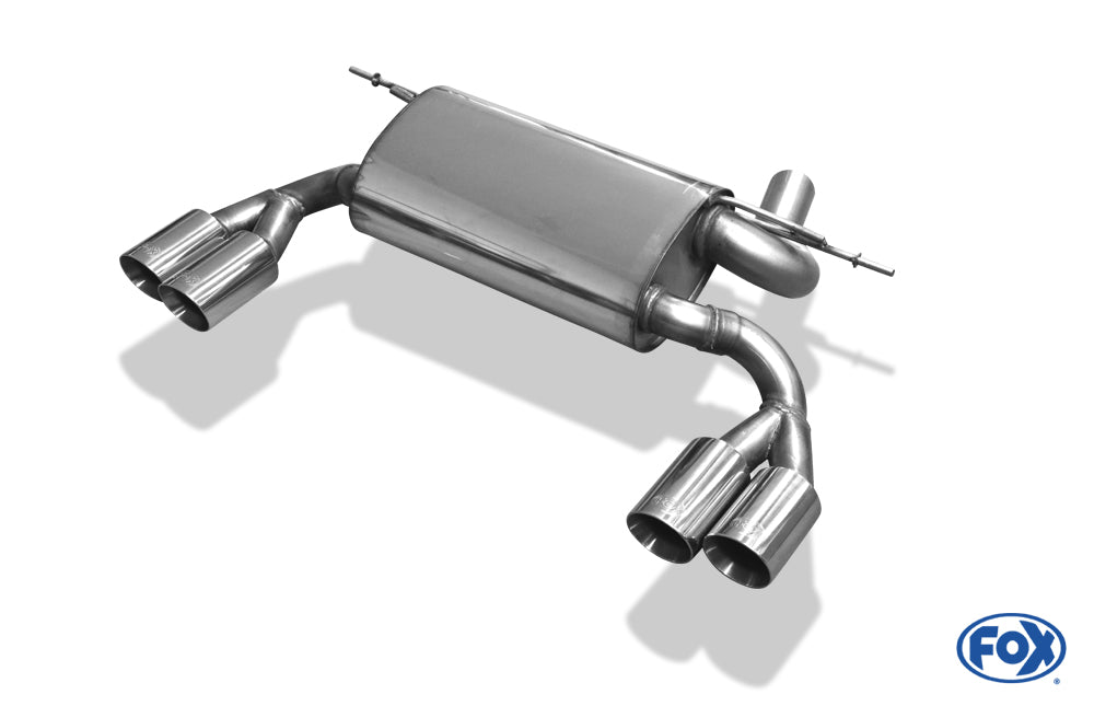 Fox passend für BMW F30/31 - 316d/318d/320d M-Paket Endschalldämpfer quer Ausgang rechts/links - 2x80 Typ 16 rechts/links