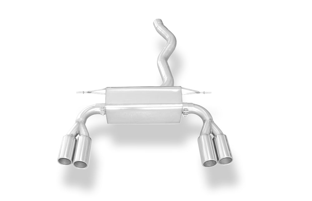 Fox passend fürBMW F32/F33/F36 - 435i - M-Paket Endschalldämpfer quer Ausgang rechts/links - 2x80 Typ 12 rechts/links