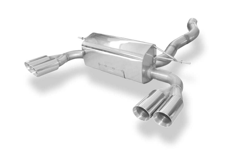 Fox passend für BMW F32/F33/F36 - 435i - M-Paket Endschalldämpfer quer Ausgang rechts/links - 2x80 Typ 25 rechts/links
