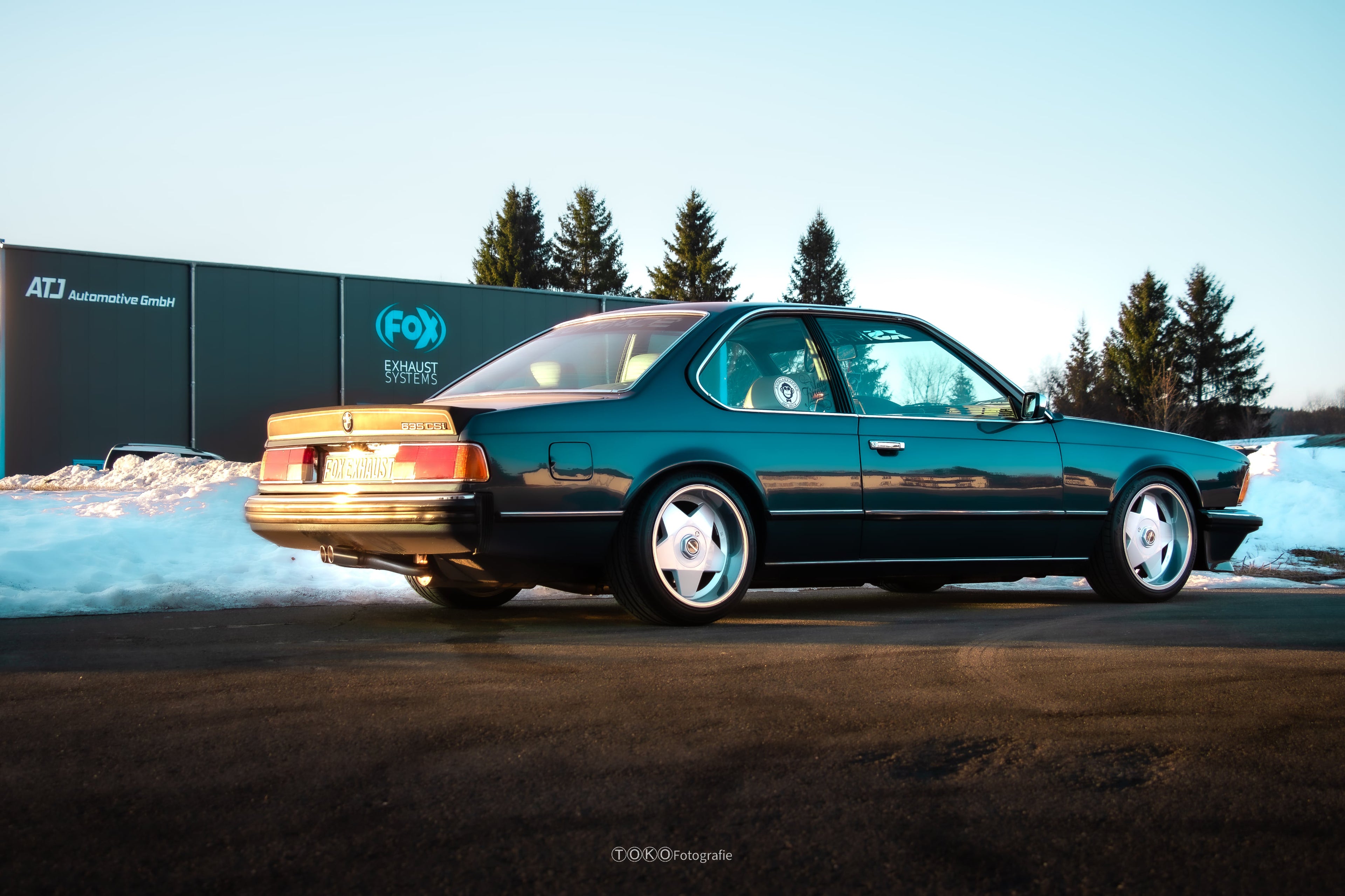 Fox passend fürBMW 6er E24 - 635 CSI End- und Vorschalldämpfer - 2x63 Typ 14