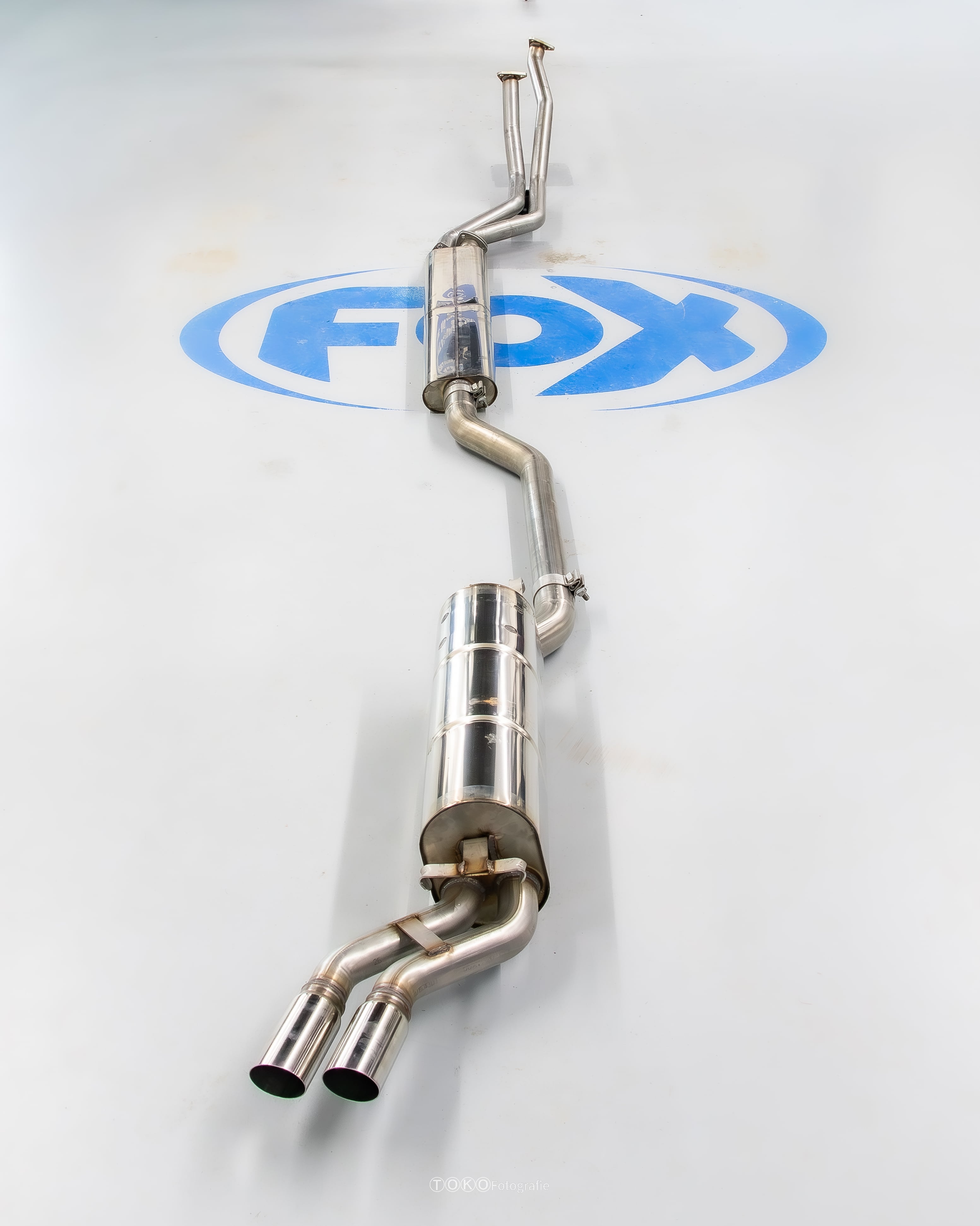 Fox passend fürBMW 6er E24 - 635 CSI Komplettanlage mit Krümmerrohren - 2x63 Typ 14
