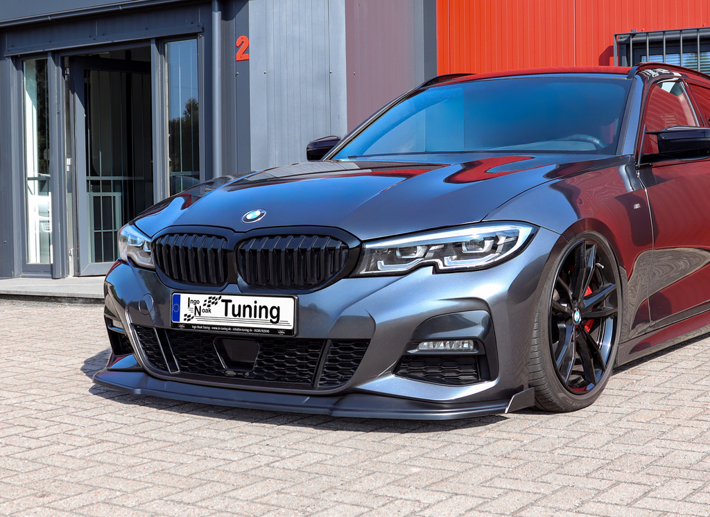 Frontspoiler Cuplippe mit Wings aus ABS für BMW 3er G20 G21 M-Paket