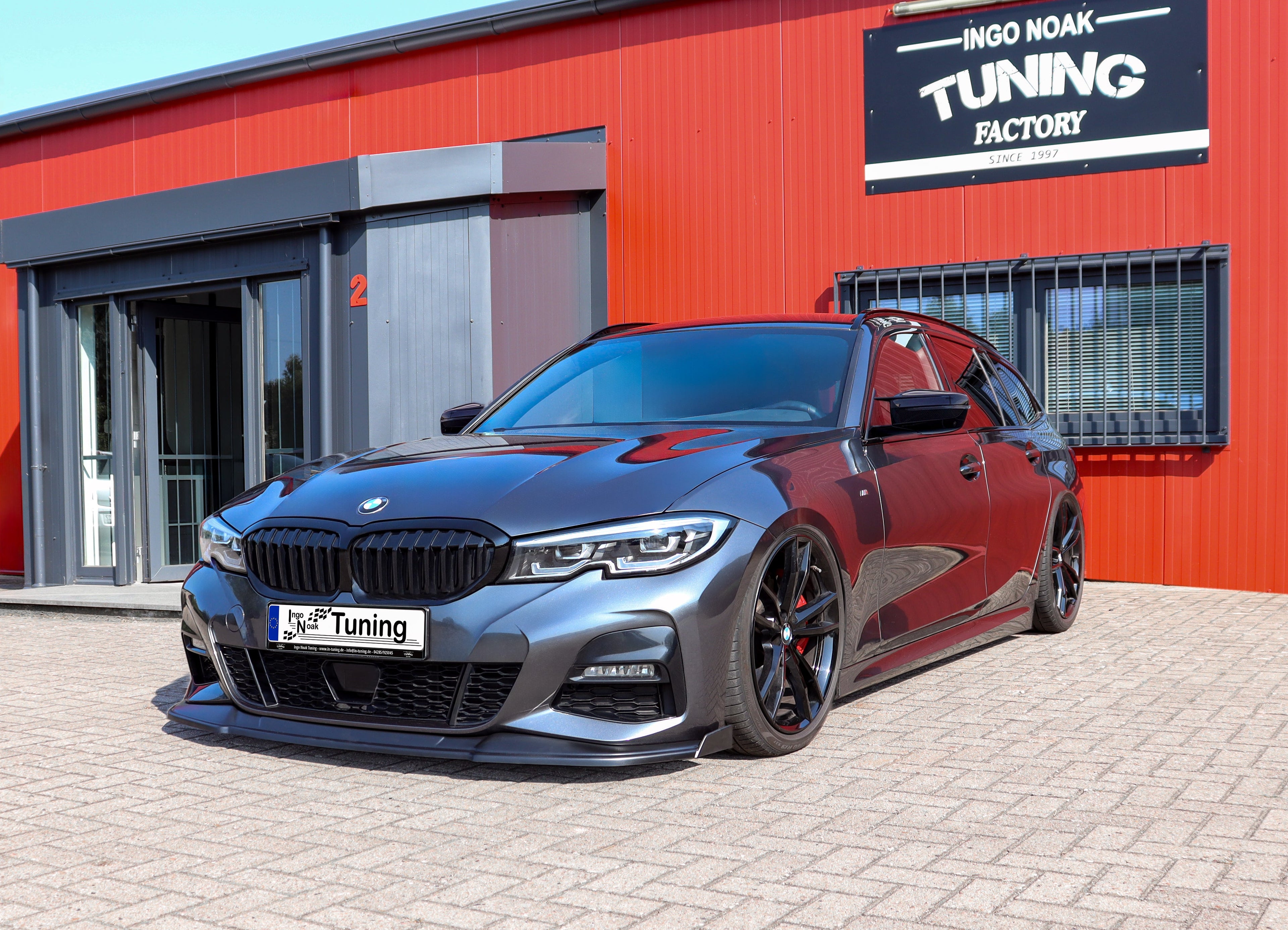 Frontspoiler Cuplippe mit Wings aus ABS für BMW 3er G20 G21 M-Paket