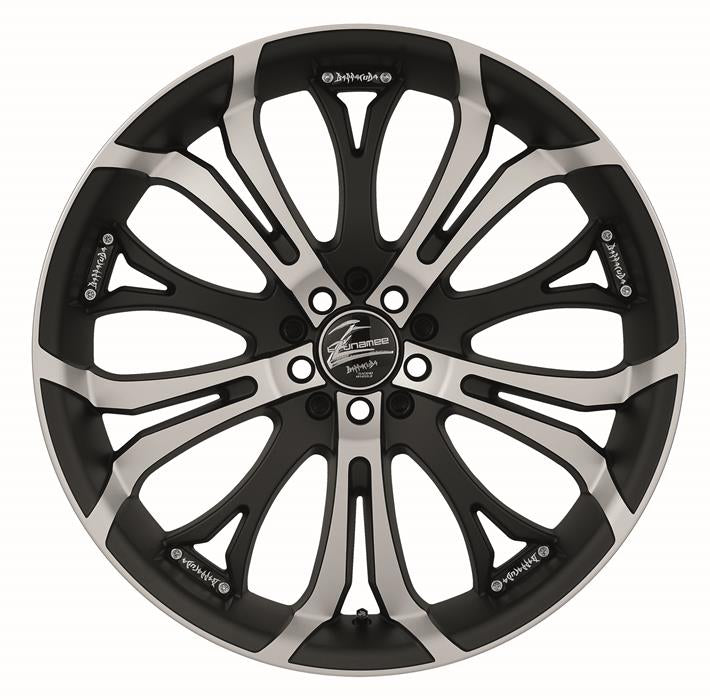 BARRACUDA TZUNAMEE Mattblack-polished 8x18 ET38 100-108