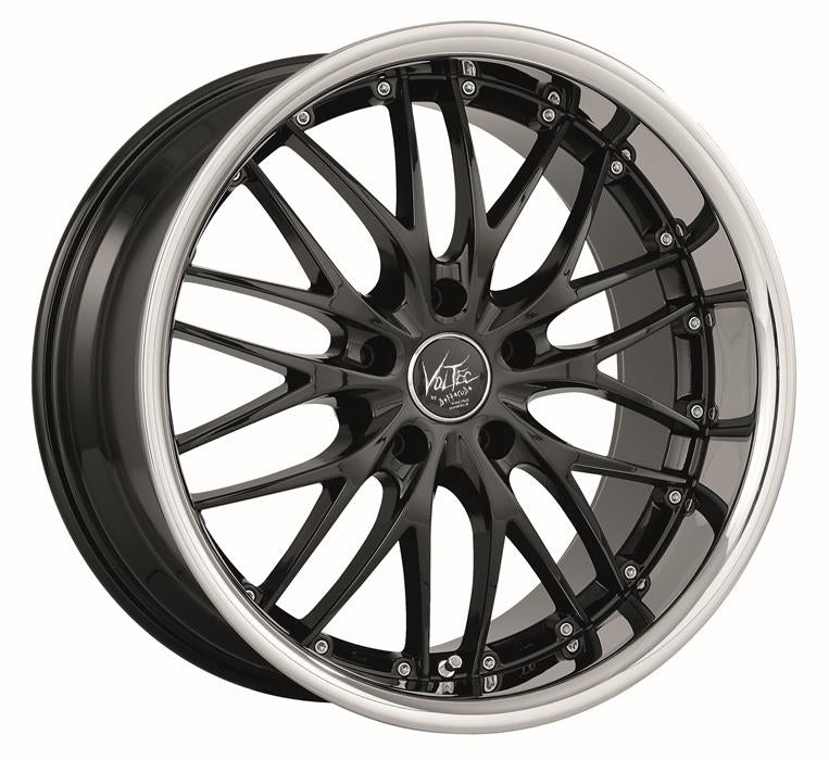 BARRACUDA VOLTEC T6 Higloss black inox lip 8x18 ET38 120