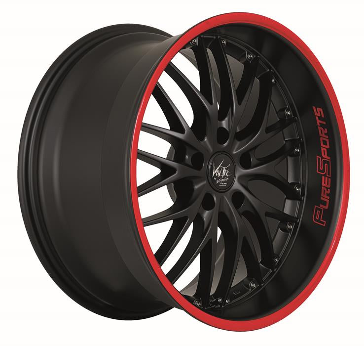 BARRACUDA VOLTEC T6 Mattblack Puresports / Color Trim rot 8x18 ET30 112