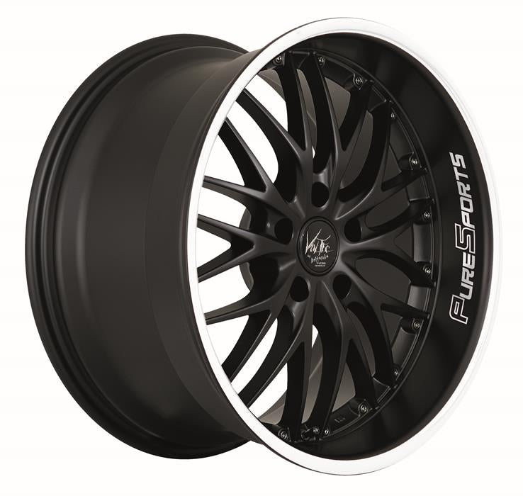 BARRACUDA VOLTEC T6 Mattblack Puresports / Color Trim weiss 8x17 ET30 100