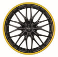 BARRACUDA VOLTEC T6 Mattblack Puresports / Color Trim gelb 9x19 ET35 112