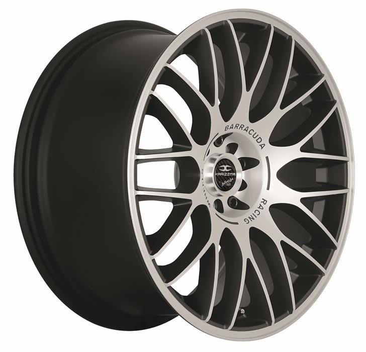 BARRACUDA KARIZZMA Mattblack-polished 8x18 ET33 100-108