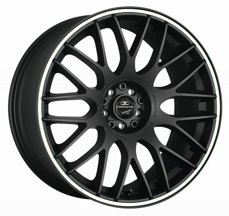 BARRACUDA KARIZZMA Mattblack Puresports / Color Trim weiss 10.5x20 ET35 120