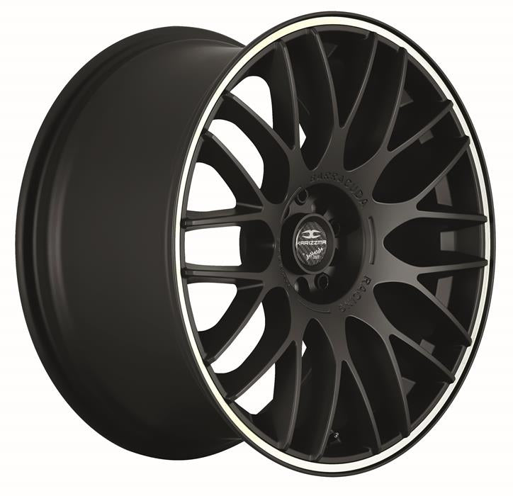 BARRACUDA KARIZZMA Mattblack Puresports / Color Trim weiss 9x20 ET37 112