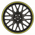 BARRACUDA KARIZZMA Mattblack Puresports / Color Trim gelb 9x20 ET27 112