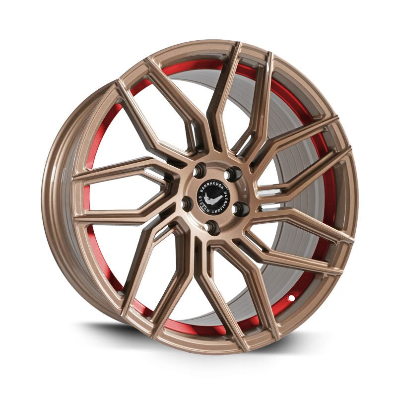 BARRACUDA DRAGOON Higloss-Bronze undercut Trimline red 10x20 ET40 110