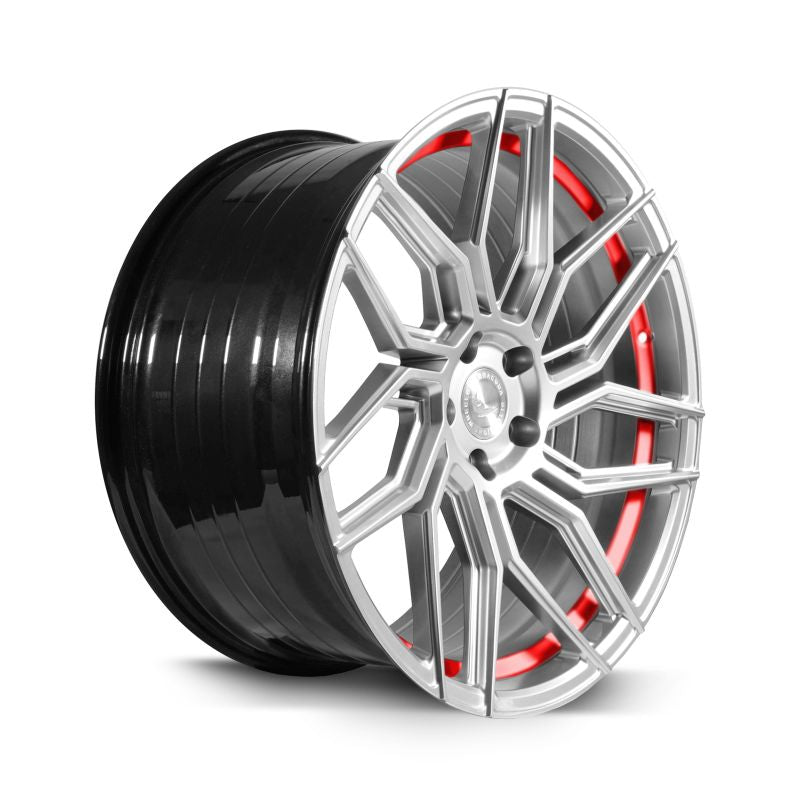 BARRACUDA DRAGOON Silver undercut Trimline red 8.5x19 ET43 115