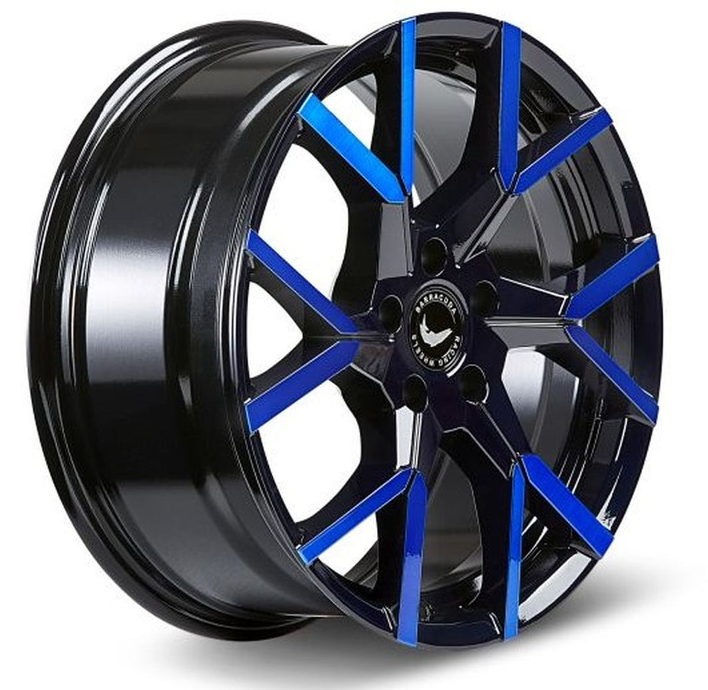 BARRACUDA TZUNAMEE EVO Black gloss Flashblue 8x18 ET40 120