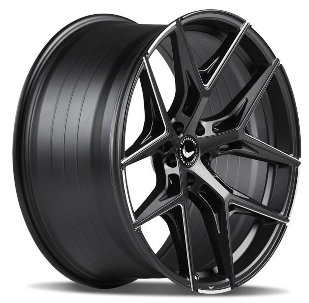 BARRACUDA RAZZER Mattblack Puresports gefräst 9.5x22 ET40 114