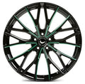 BARRACUDA PROJECT 3.0 Black gloss flashgreen 8.5x20 ET30 110