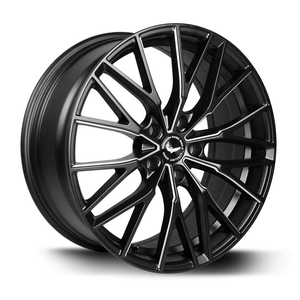 BARRACUDA PROJECT 3.0 Mattblack Puresports gefräst 10x20 ET18 112