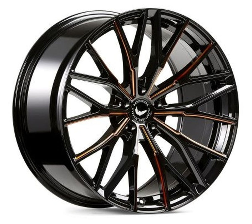 BARRACUDA PROJECT 3.0 Black gloss flashcopper 8.5x18 ET43 112