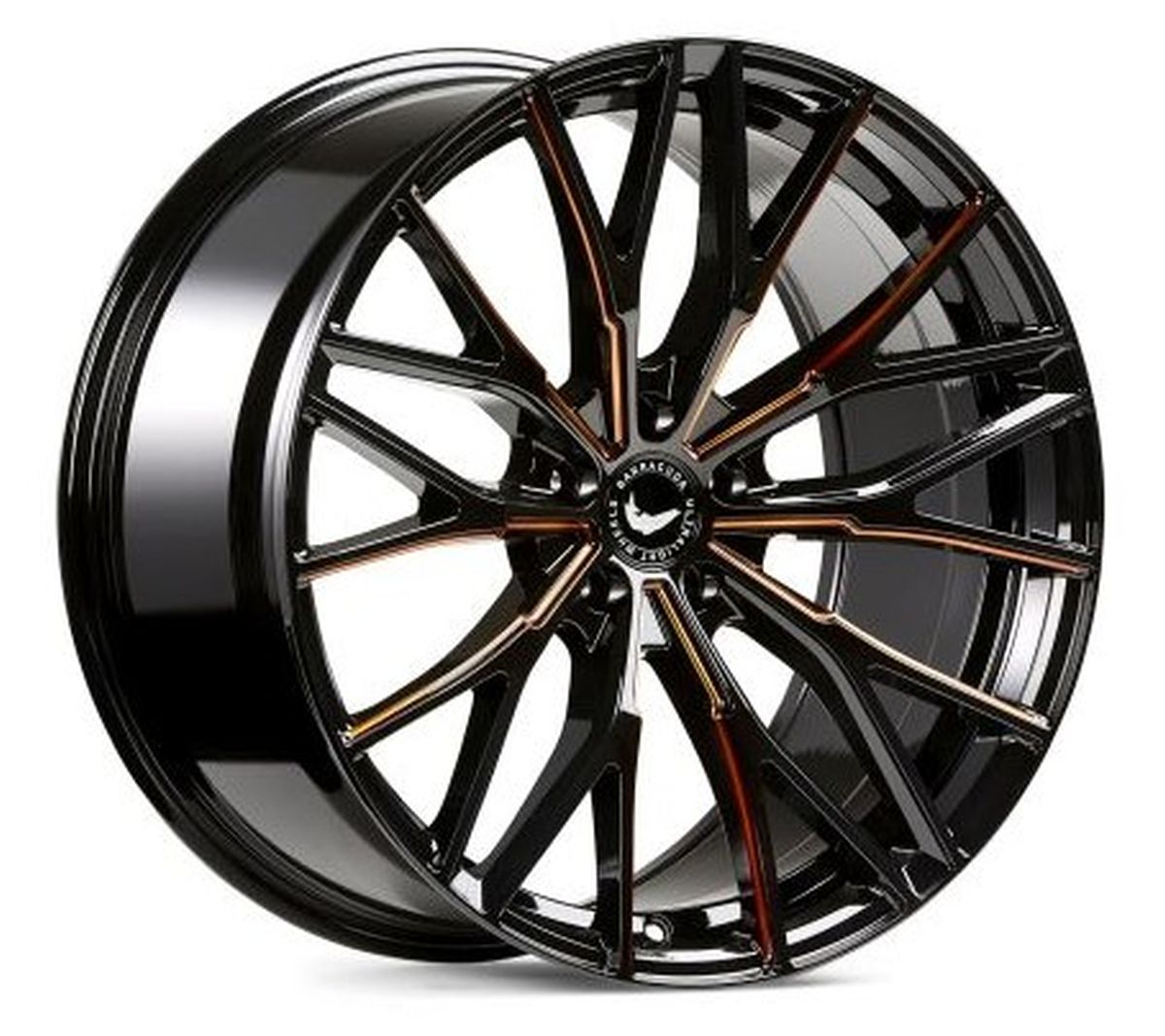 BARRACUDA PROJECT 3.0 Black gloss flashcopper 8.5x18 ET38 115