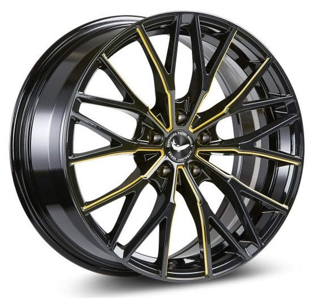 BARRACUDA PROJECT 3.0 Black gloss Flashgold 10x20 ET41 108