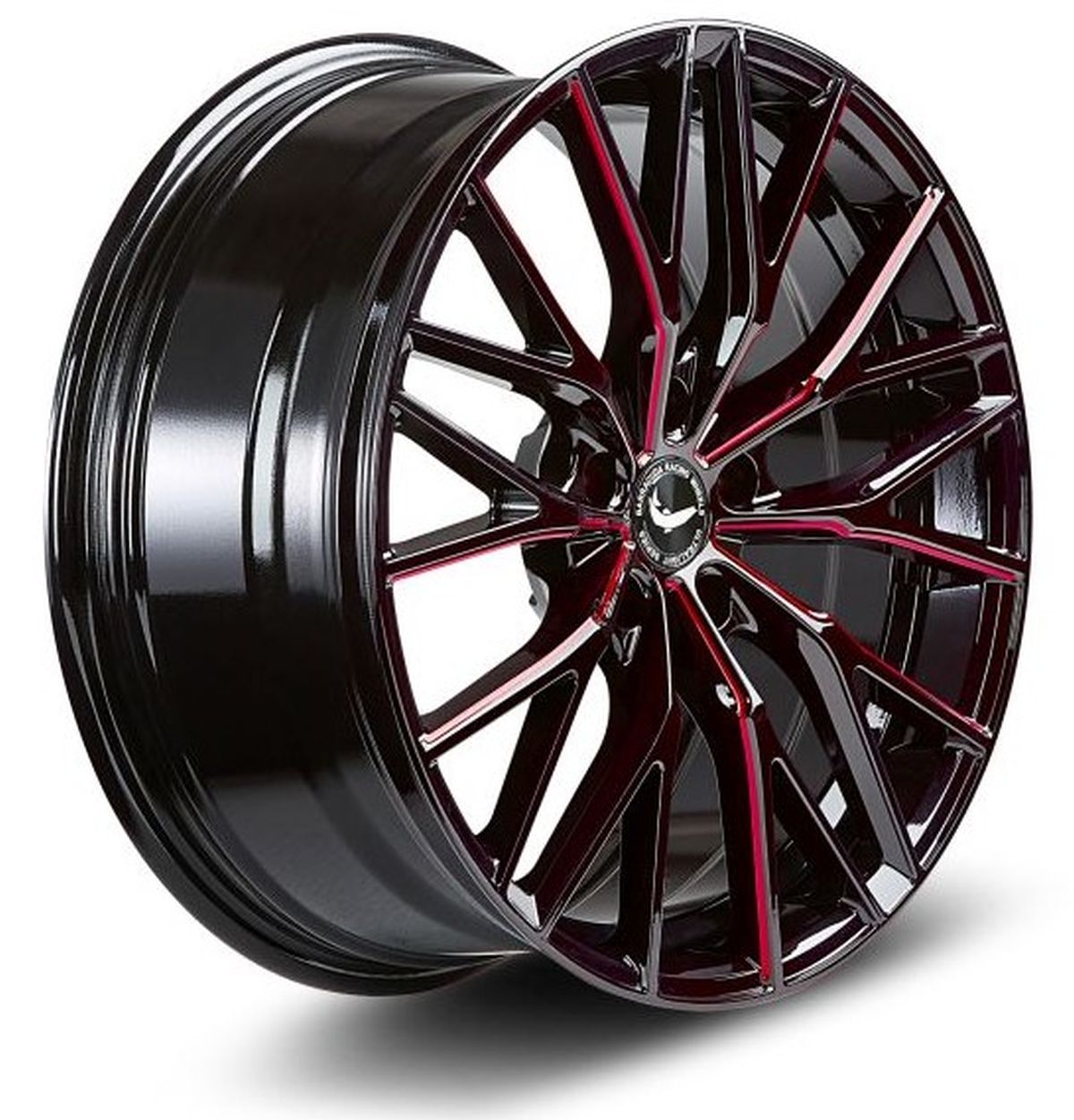 BARRACUDA PROJECT 3.0 Black gloss Flashred 10x20 ET33 112