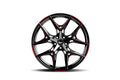 BARRACUDA RAZZER Flash RED  Puresports gefräst 10.5x21 ET35 112