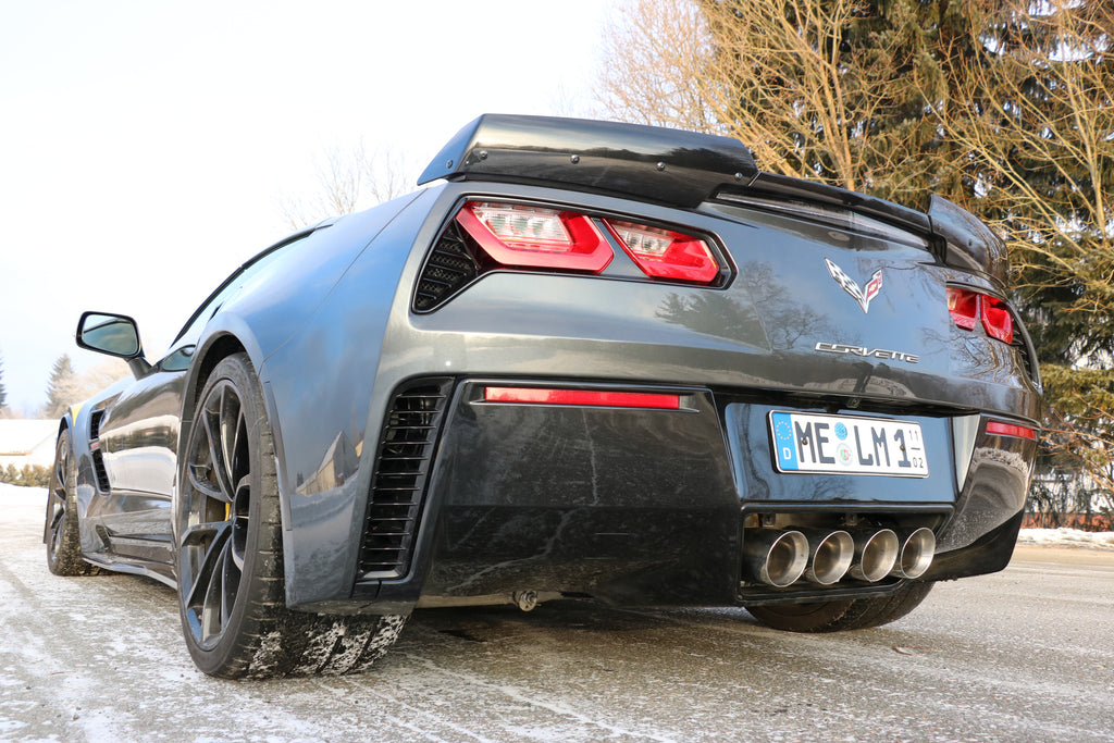 Fox passend fürCorvette C7/ Z06 Endschalldämpfer Ausgang mittig - 4x100 Typ 25 mittig