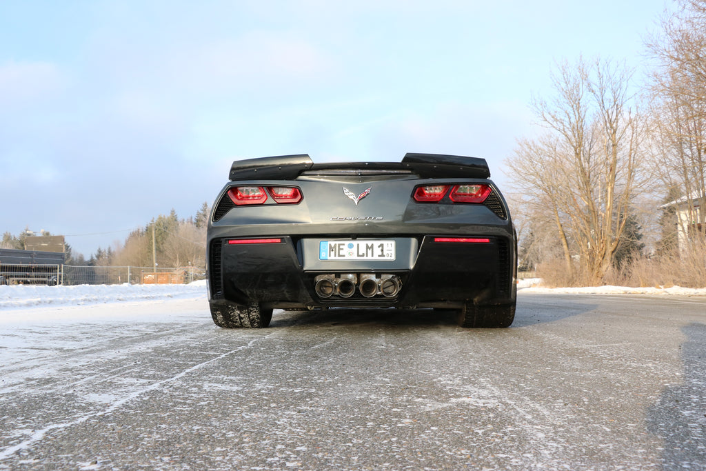 Fox passend fürCorvette C7/ Z06 Endschalldämpfer Ausgang mittig - 4x100 Typ 25 mittig