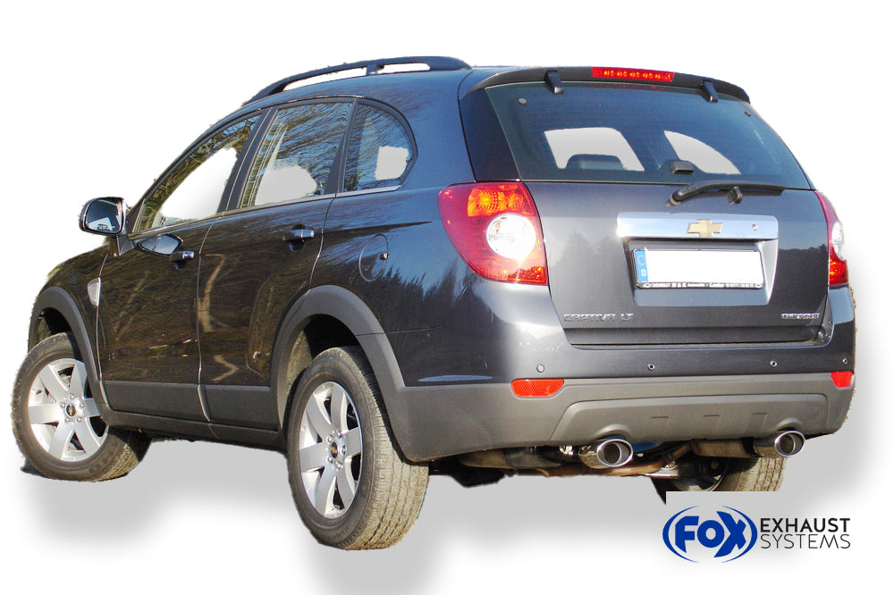 Fox passend fürChevrolet Captiva KLAC Endschalldämpfer rechts/links - 115x85 Typ 33 rechts/links
