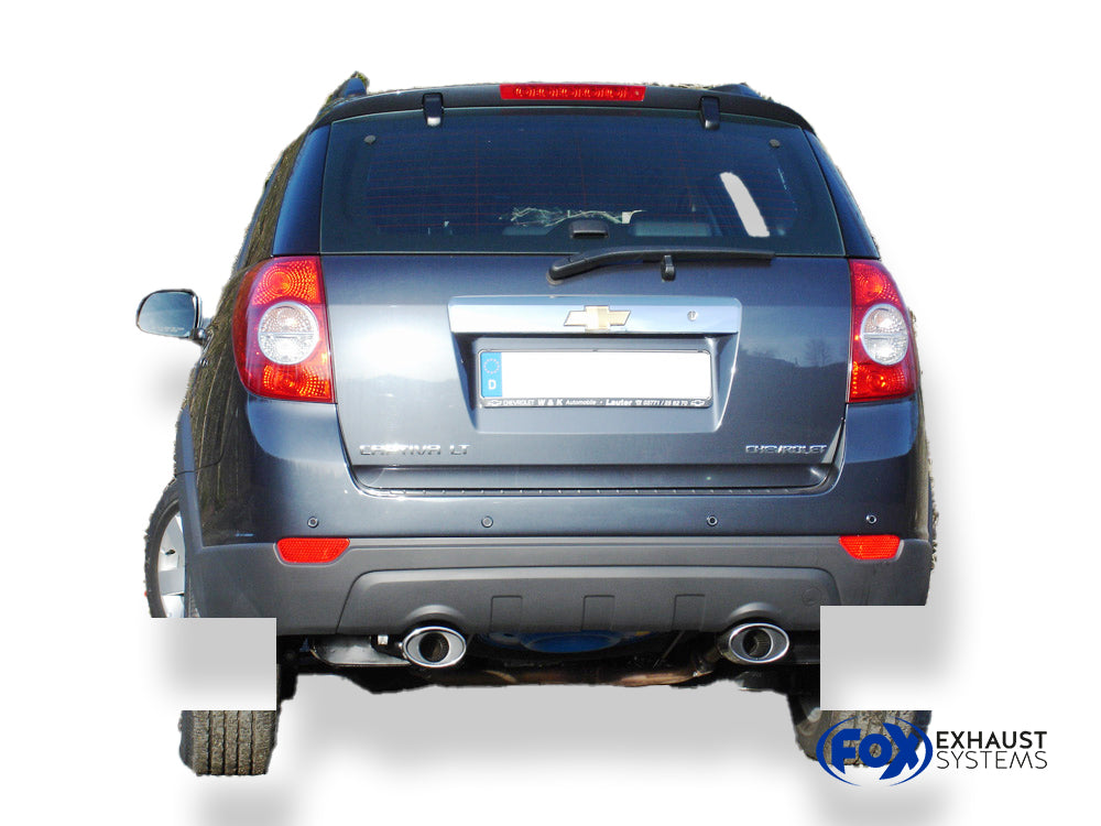 Fox passend fürChevrolet Captiva KLAC Endschalldämpfer rechts/links - 115x85 Typ 33 rechts/links