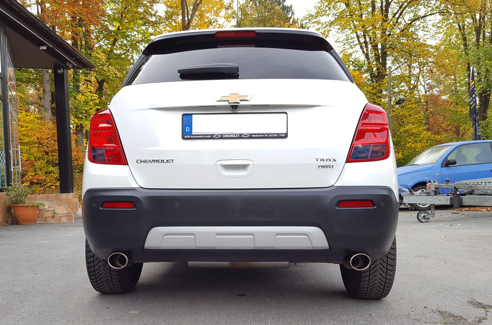 Fox passend fürChevrolet Trax 4x4 Endschalldämpfer rechts/links - 115x85 Typ 38 rechts/links