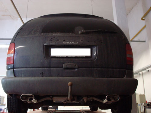 Fox passend fürChrysler Voyager II GS Endschalldämpfer Ausgang rechts/links - 160x80 Typ 52 rechts/links