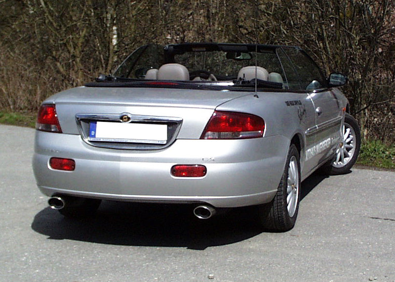 Fox passend fürChrysler Sebring Coupe&Cabrio Typ JR Endschalldämpfer rechts/links - 115x85 Typ 33 rechts/links