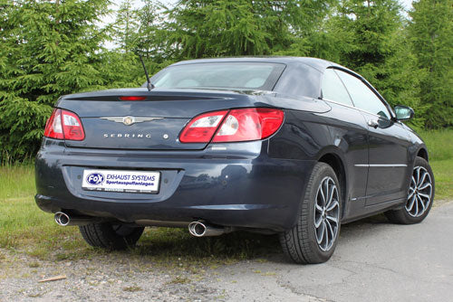 Fox passend für Chrysler Sebring Coupe & Cabrio Typ JS Endschalldämpfer rechts/links - 115x85 Typ 33 rechts/links