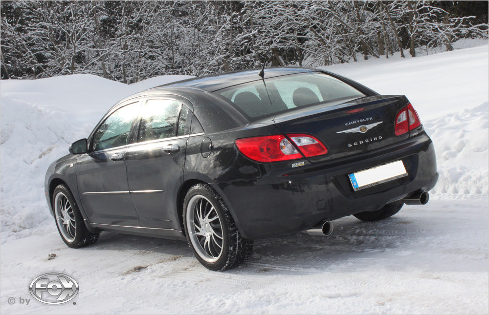 Fox passend fürChrysler Sebring Limousine Typ JS Endschalldämpfer rechts/links - 1x100 Typ 25 rechts/links