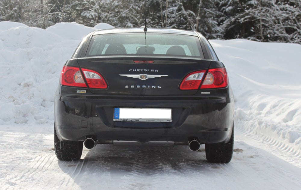 Fox passend für Chrysler Sebring Limousine Typ JS Endschalldämpfer rechts/links - 1x100 Typ 25 rechts/links