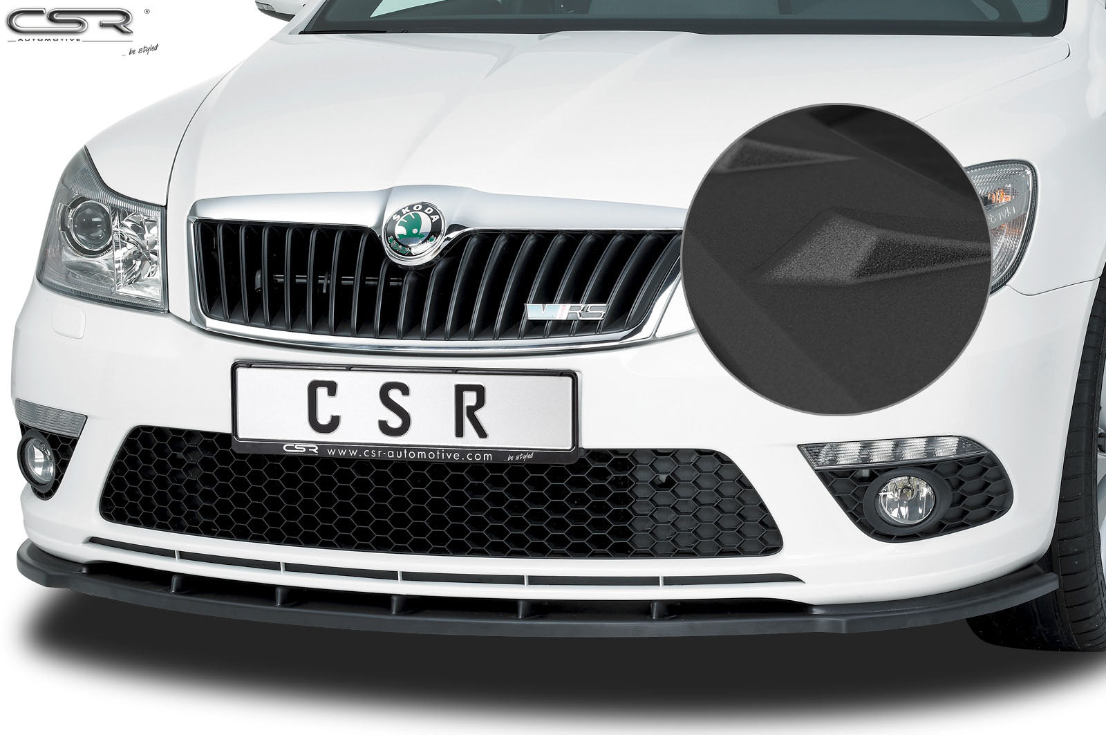 CSR Frontspoiler | Cup-Spoilerlippe mit ABE für Skoda Octavia II (1Z) RS CSL001