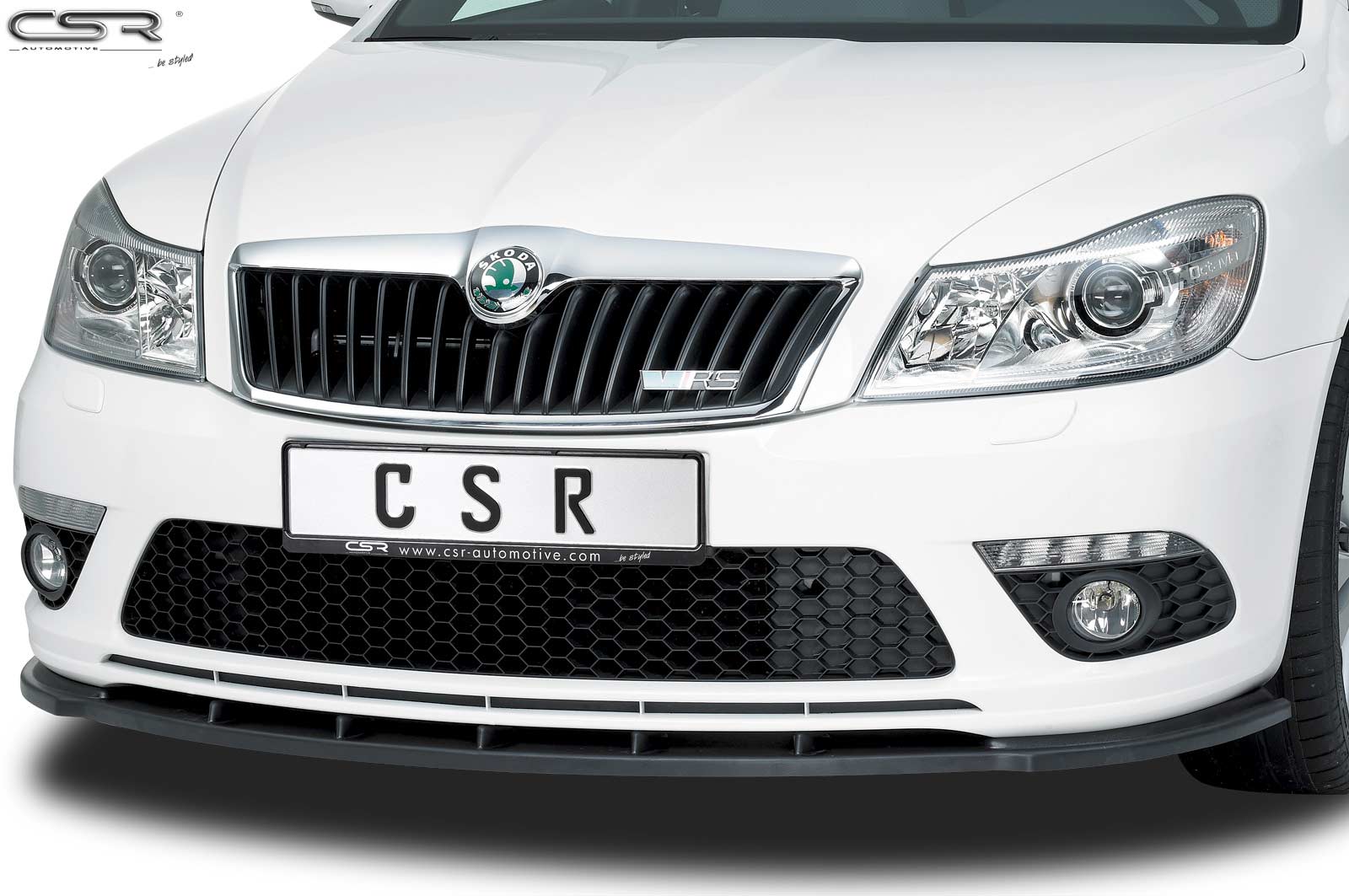 CSR Frontspoiler | Cup-Spoilerlippe mit ABE für Skoda Octavia II (1Z) RS CSL001
