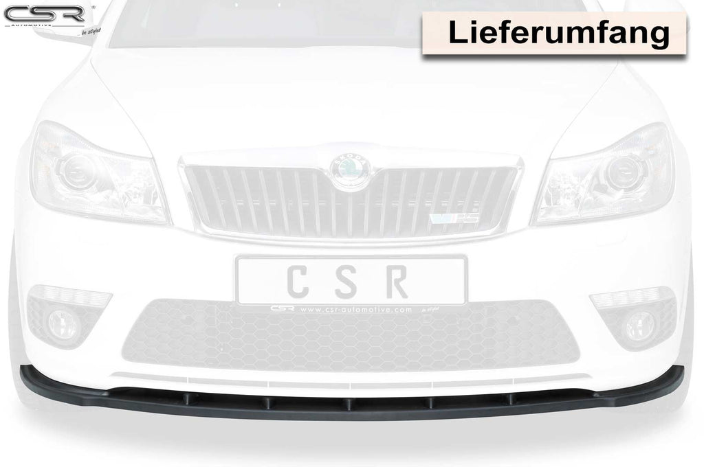 CSR Frontspoiler | Cup-Spoilerlippe mit ABE für Skoda Octavia II (1Z) RS CSL001