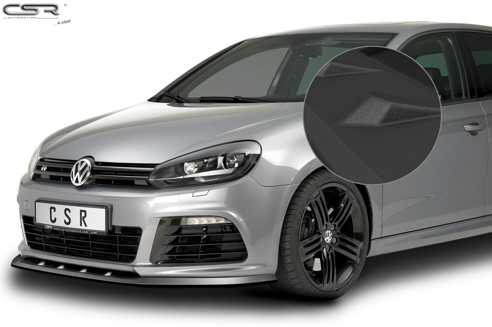 CSR Frontspoiler | Cup-Spoilerlippe mit ABE für VW Golf 6 R CSL002