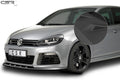 CSR Frontspoiler | Cup-Spoilerlippe mit ABE für VW Golf 6 R CSL002-L Unlackiert roh (Lackierung erforderlich)