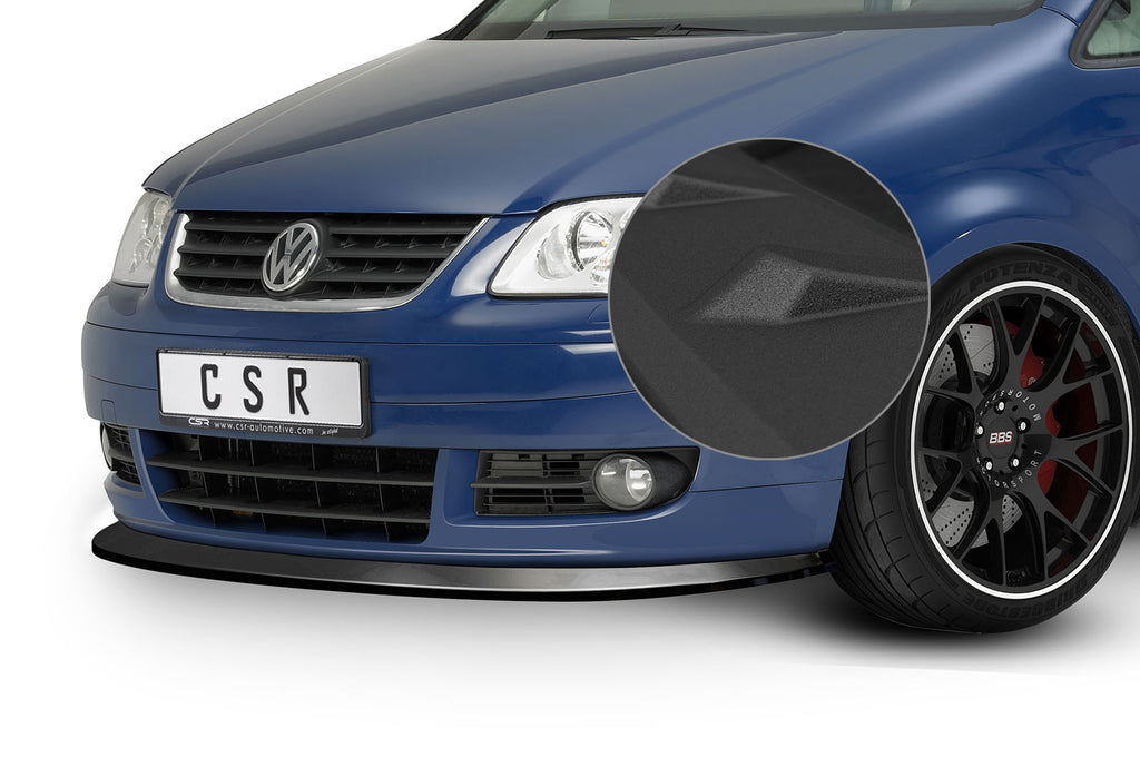 CSR Frontspoiler | Cup-Spoilerlippe mit ABE für VW Touran I (Typ 1T) CSL005